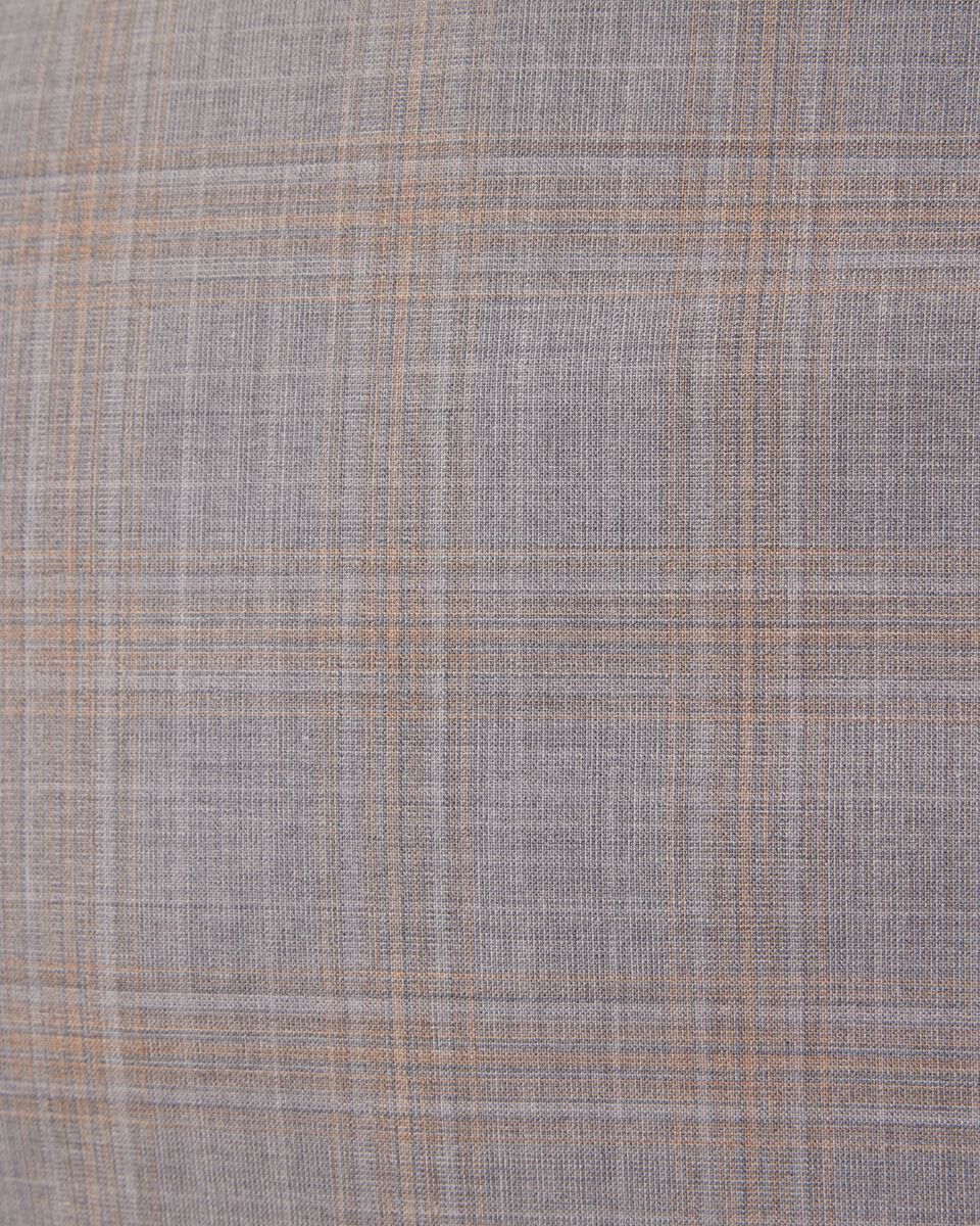 Slim Stretch Wool Blend Tailored Pant, Grey Check, hi-res